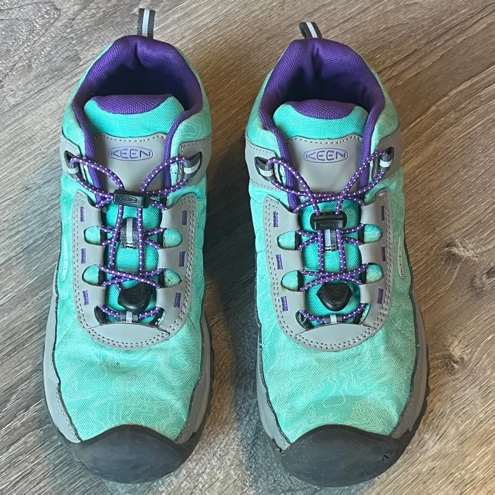Keen Targhee Sport Vent Blue Hiking Shoes Womens 7 Youth 6‎ UK 5 EU 38
